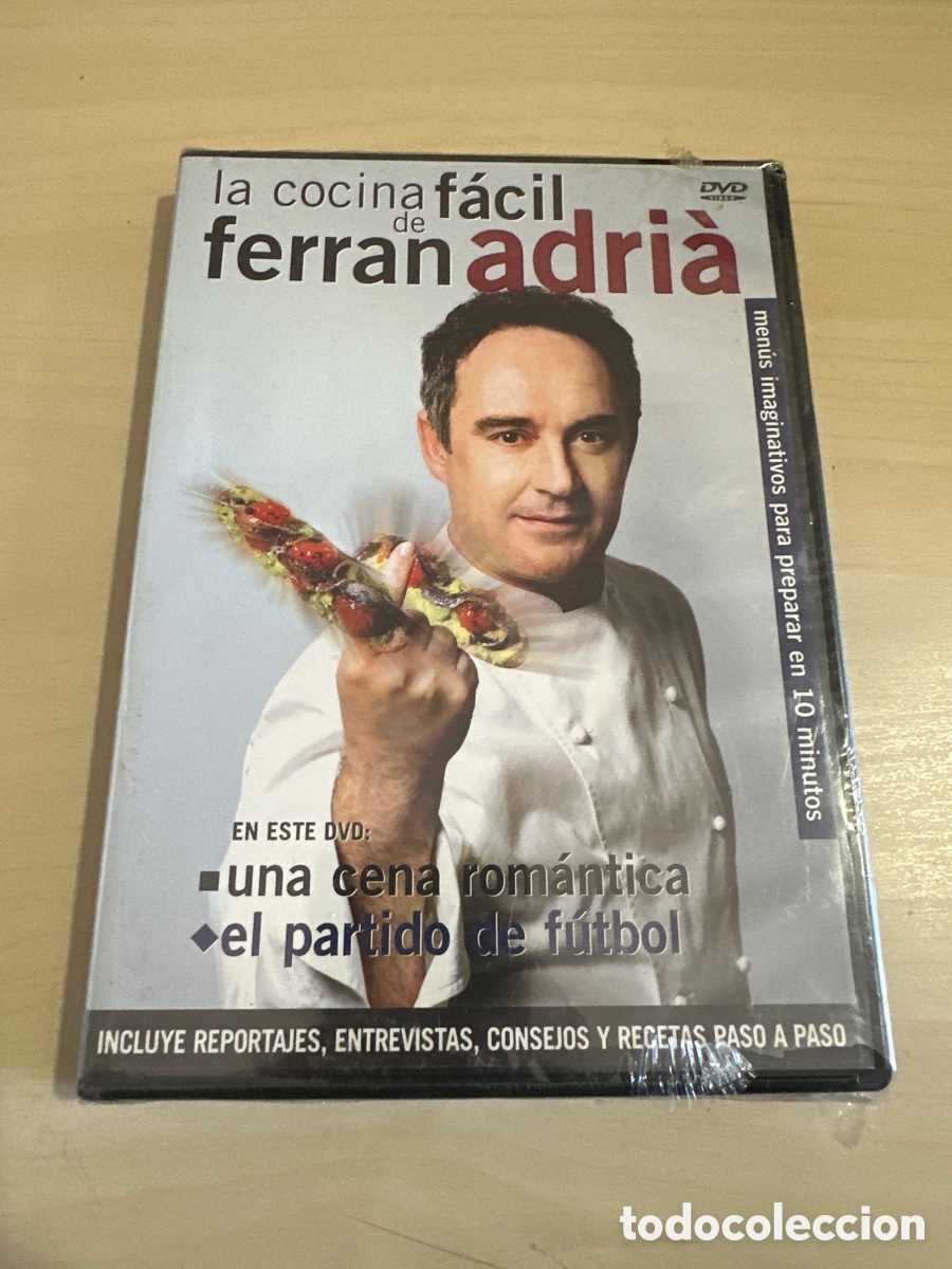Cine: S179 la cocina f&aacute;cil de Ferran adria una cena rom&aacute;ntica el partido de f&uacute;tbol dvd nuevo precintado