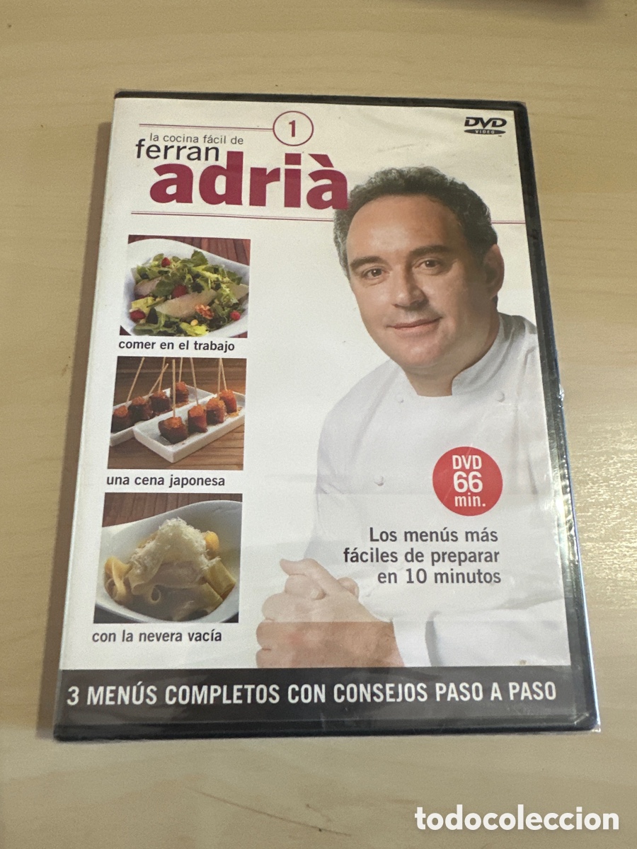Cine: S179 la cocina f&aacute;cil de Ferran Adria los men&uacute;s m&aacute;s f&aacute;ciles de preparar en 10 minutos dvd nuevo preci