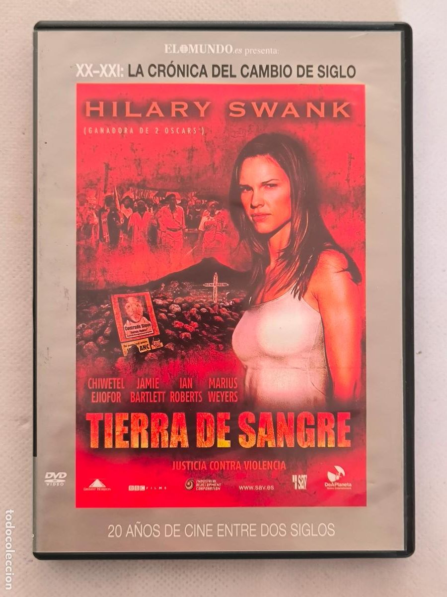 Cine: DVD TIERRA DE SANGRE - HILARY SWANK (273)
