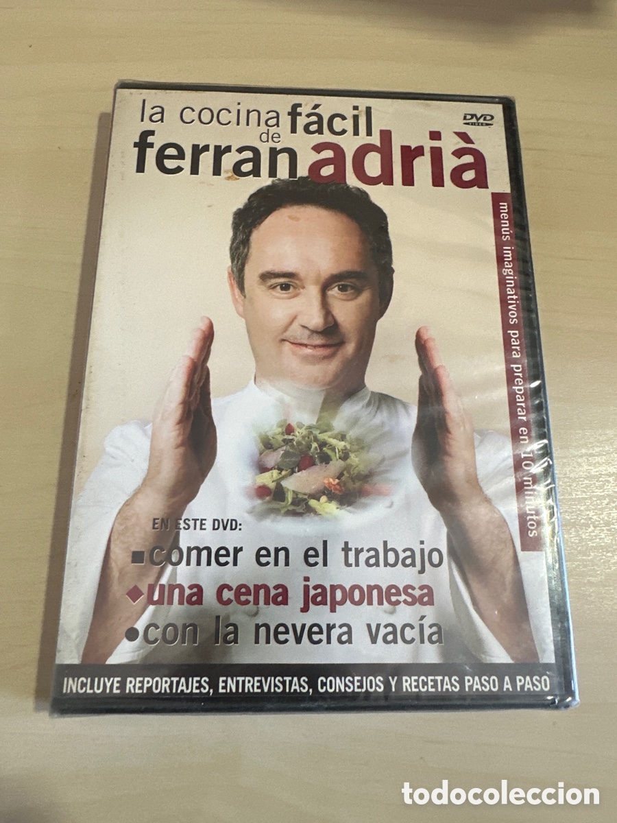 Cine: S179 la cocina f&aacute;cil de Ferran adria comer en el trabajo una cena japonesa dvd nuevo precintado