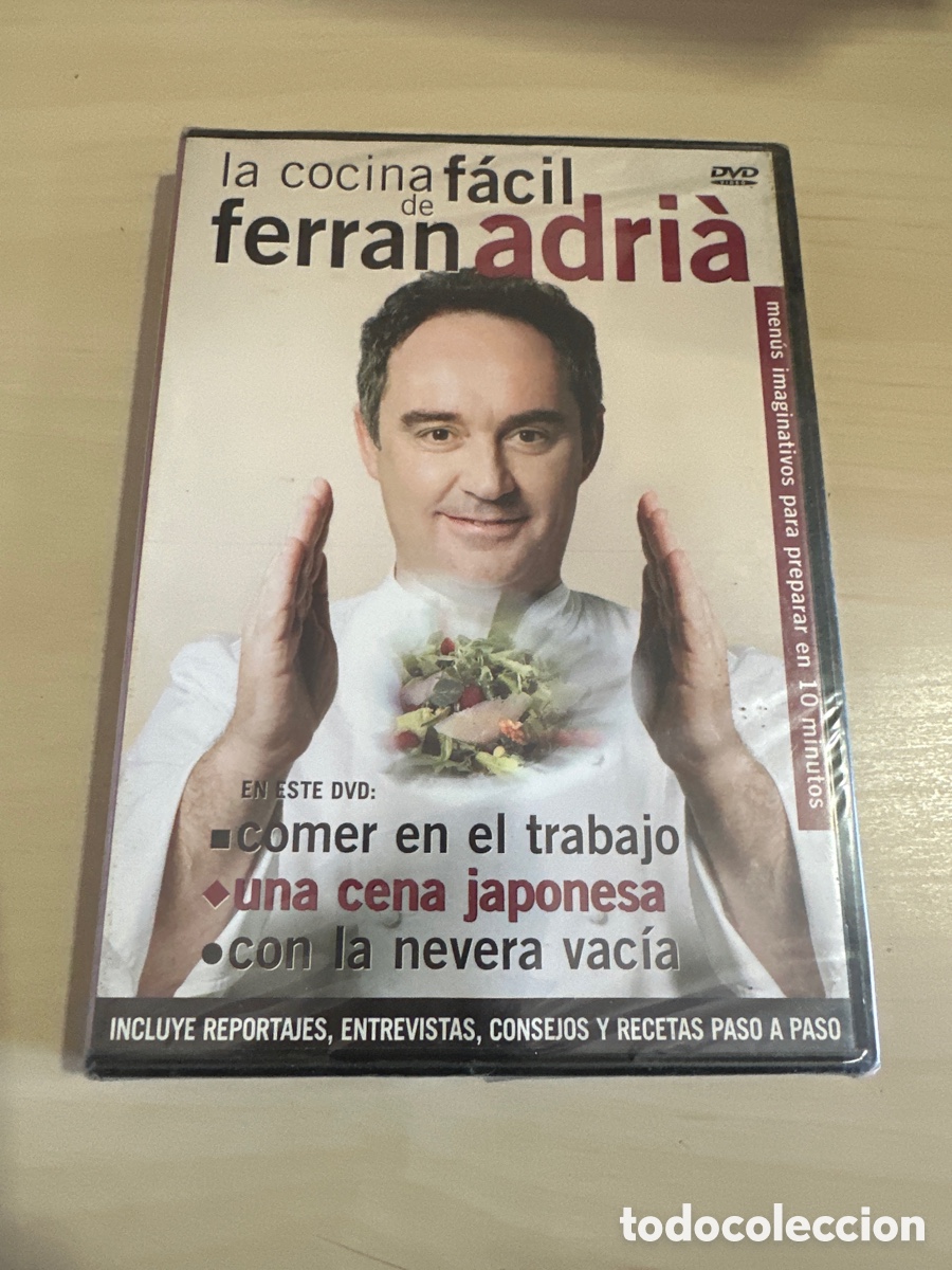 Cine: S179 la cocina f&aacute;cil de Ferran adria comer en el trabajo una cena japonesa dvd nuevo precintado