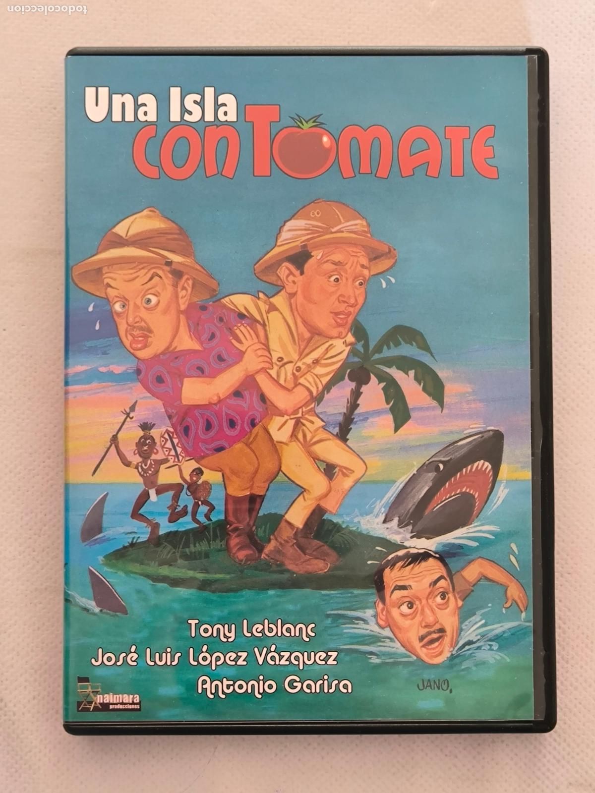 Cine: DVD UNA ISLA CON TOMATE - TONY LEBLANC (276)
