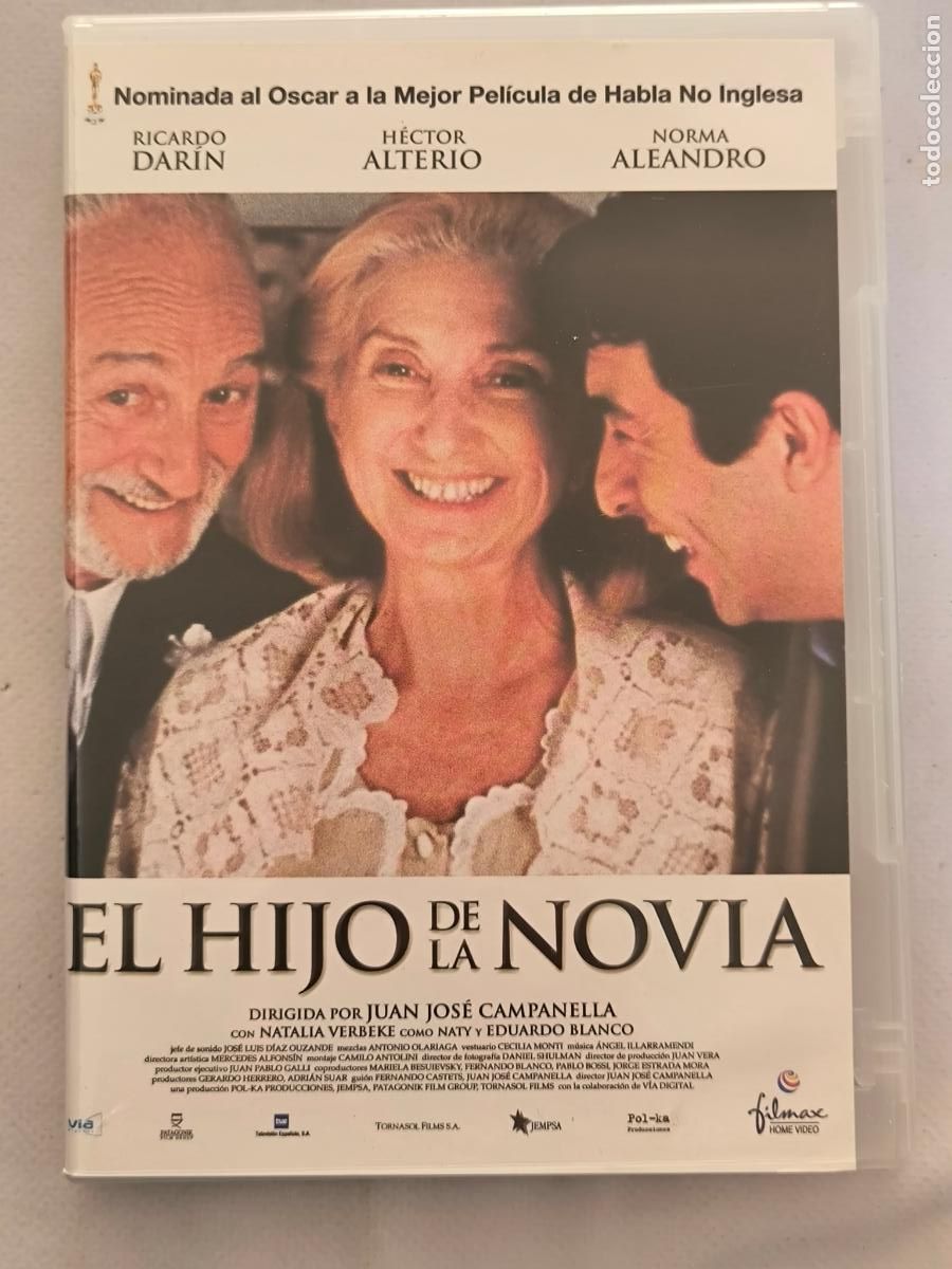 Cine: DVD EL HIJO DE LA NOVIA - RICARDO DARIN (283)