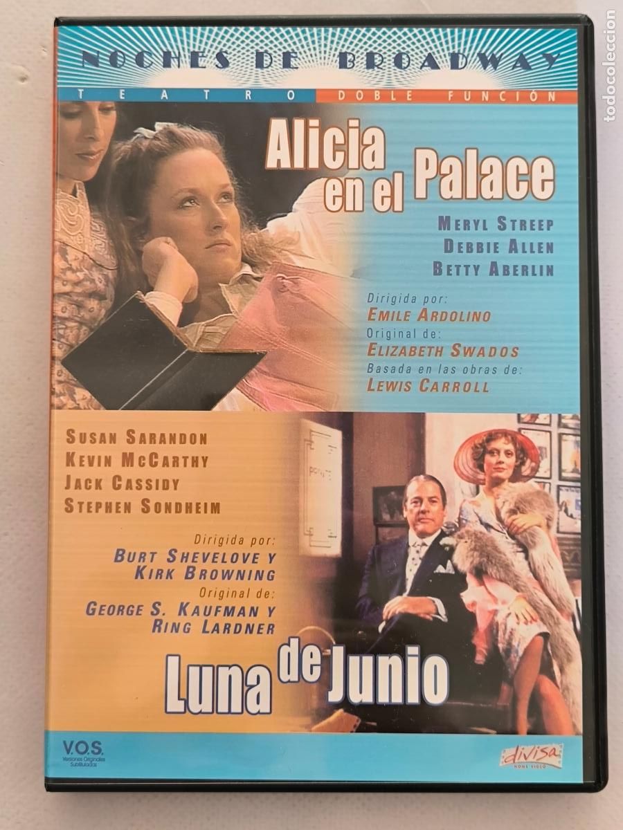Cine: DVD ALICIA EN EL PALACE / LUNA DE JUNIO - 2 PELICULAS - V.O.S.E - CON SUBTITULOS EN CASTELLANO (283)
