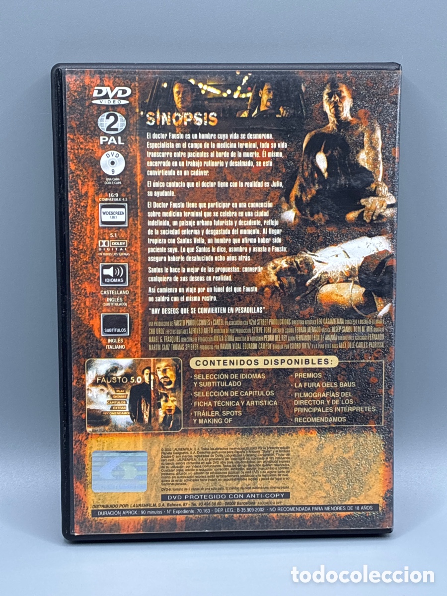 Cine: Fausto 5.0 Edici&oacute;n DVD - Foto 2