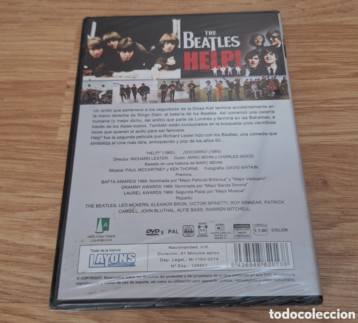 Cine: The Beatles &rdquo;Help&rdquo; DVD - Foto 2