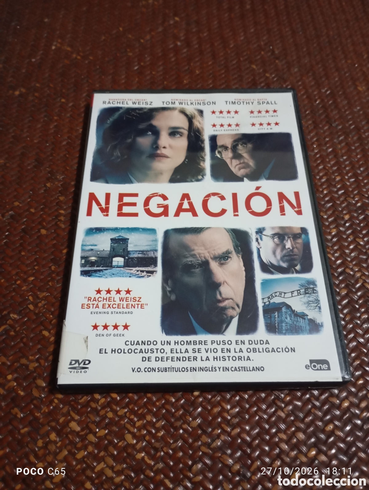 Cine: Negaci&oacute;n speakup DVD en castellano