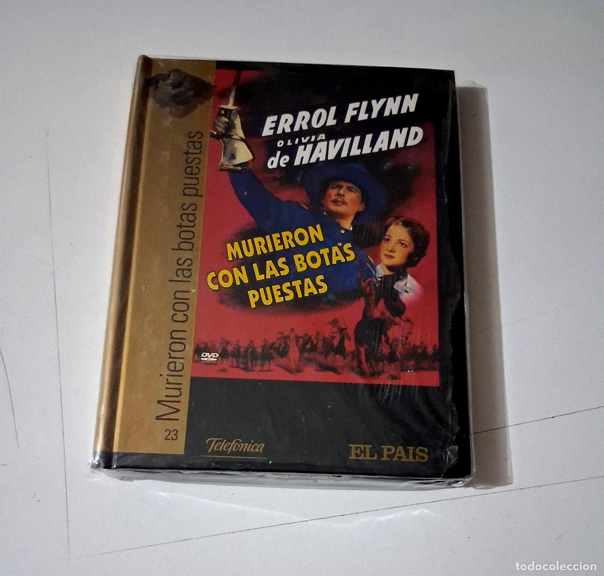 Cine: DVD &rdquo;MURIERON CON LAS BOTAS PUESTAS&rdquo; DVD LIBRO DIGIBOOK PRECINTADO SEALED ERROL