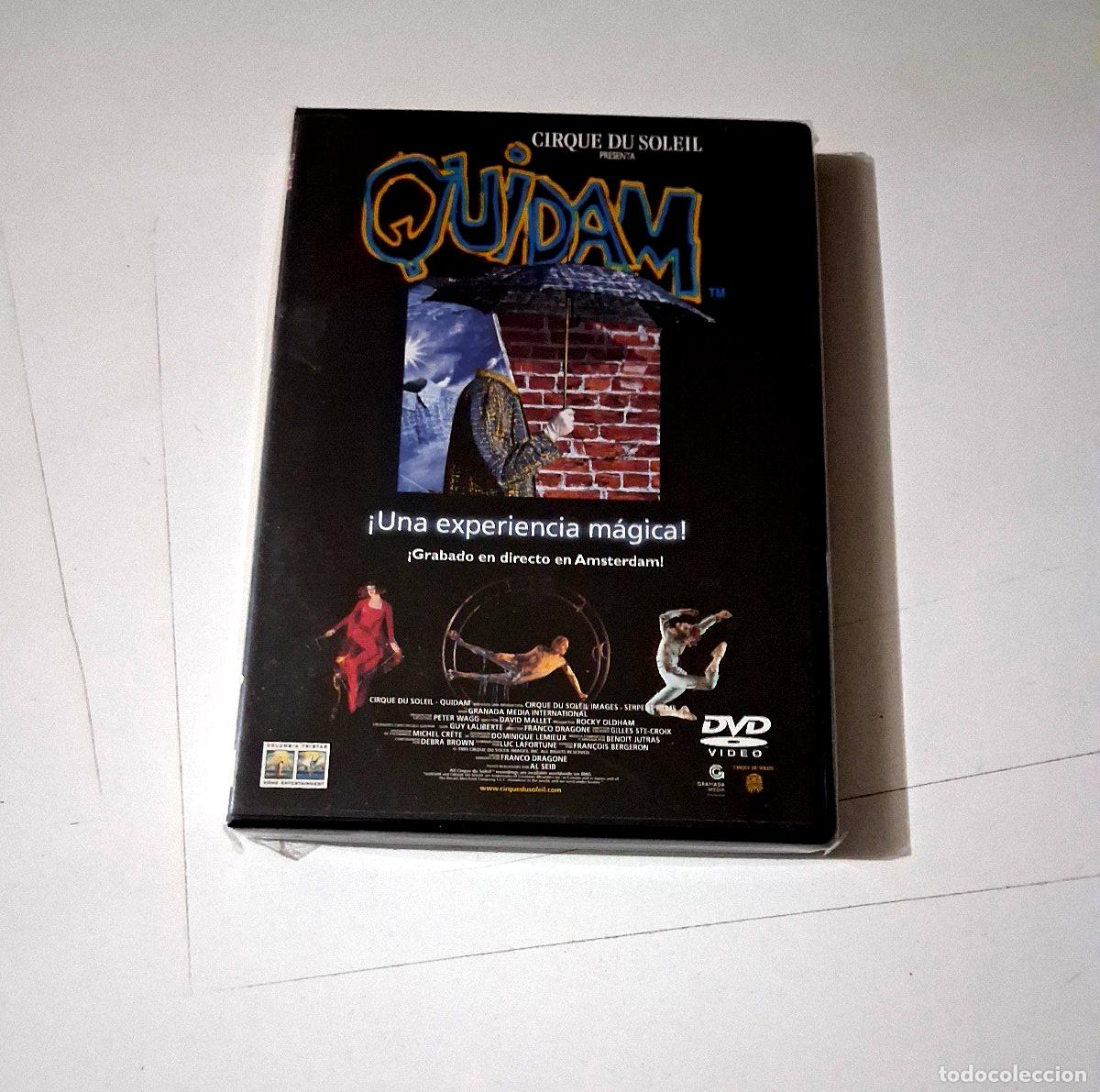 Cine: DVD &rdquo;QUIDAM&rdquo; COMO NUEVO CIRQUE DU SOLEIL