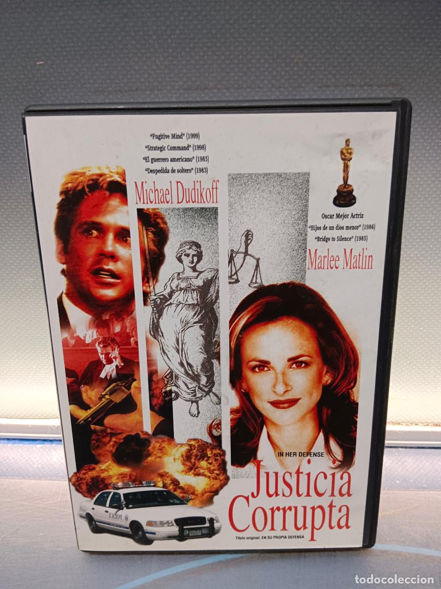 Cine: pelicula en dvd, JUSTICIA CORRUPTA, en su propia defensa, MICHAEL DUDIKOFF, MARLEE MATLIN