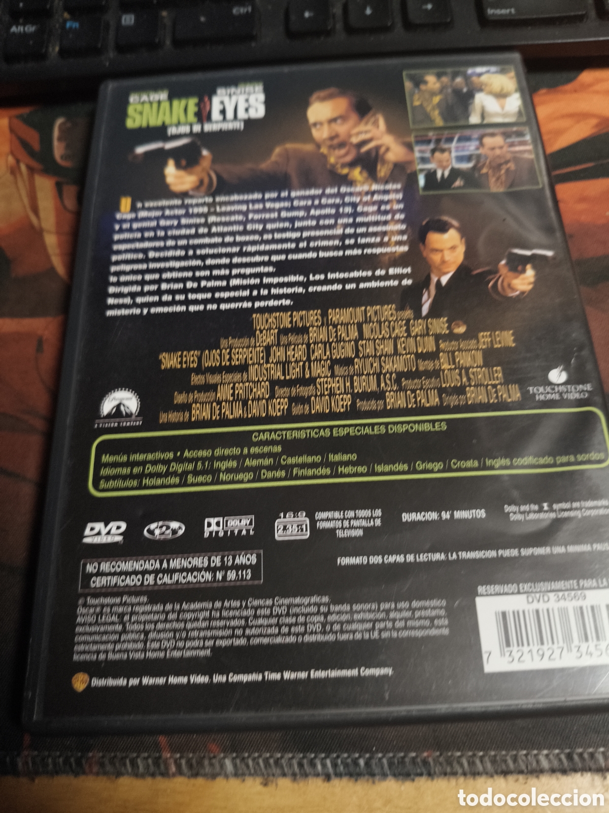 Cine: Snake eyes DVD - 413 - Foto 2