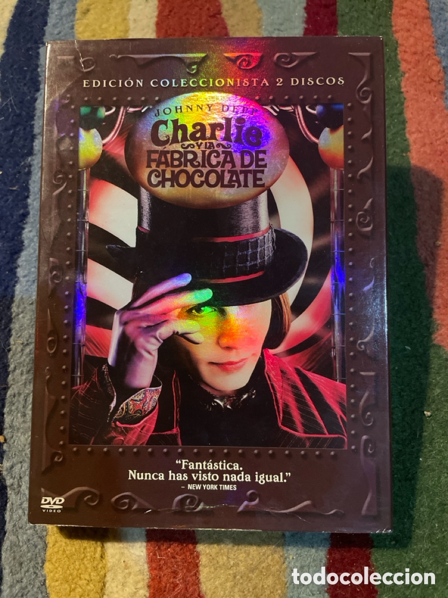 Cine: DVD - Charlie y la f&aacute;brica de chocolate - Edici&oacute;n Coleccionista - 2 discos