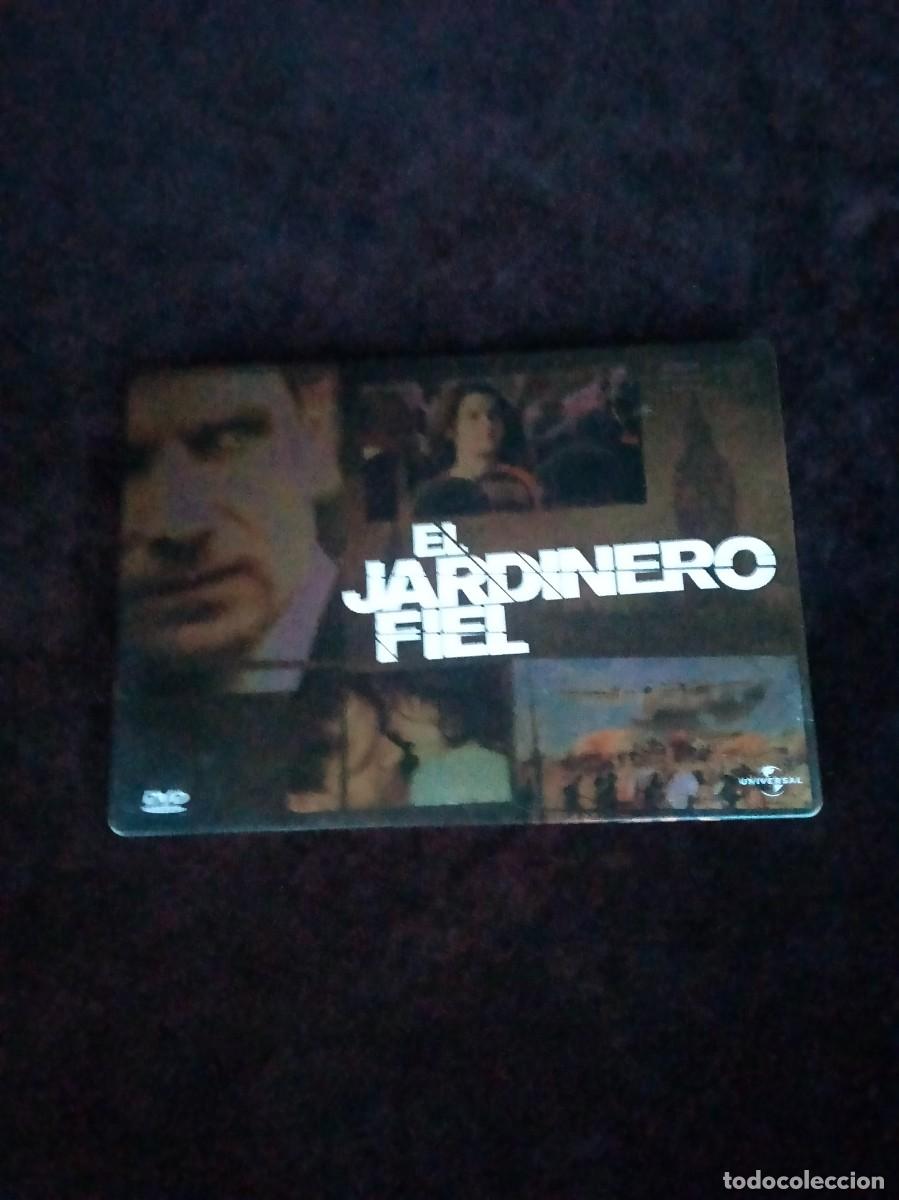 Cine: el jardinero fiel - en caja metalica - dvd como nuevo con librito