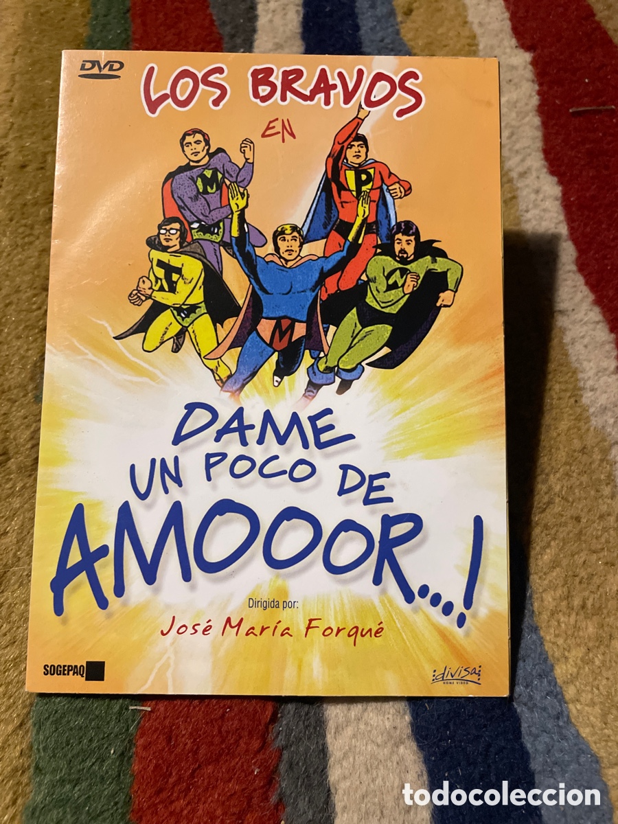 Cine: DVD Dame un poco de amor- Cart&oacute;n