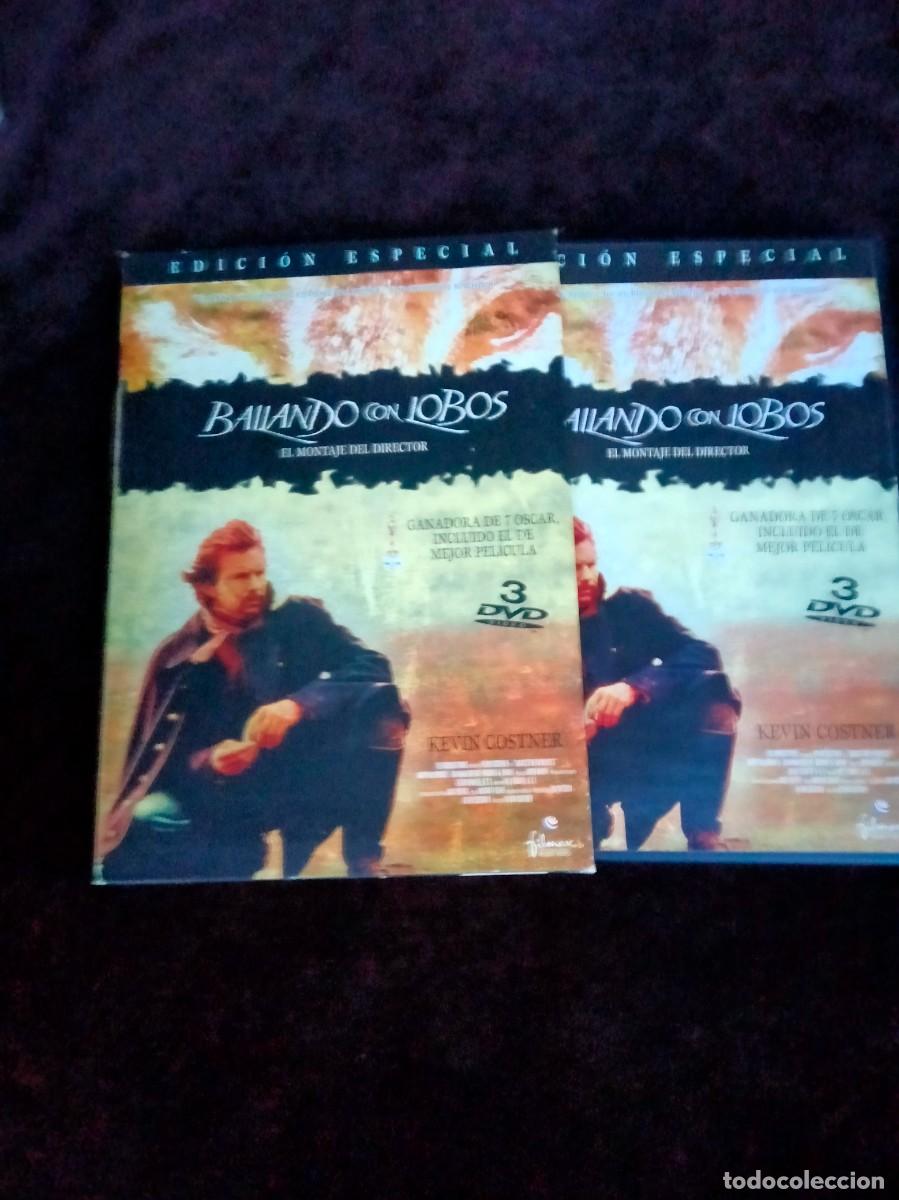 Cine: bailando con lobos el montaje del directo edicion especial con 3 dvd - dvd como nuevos