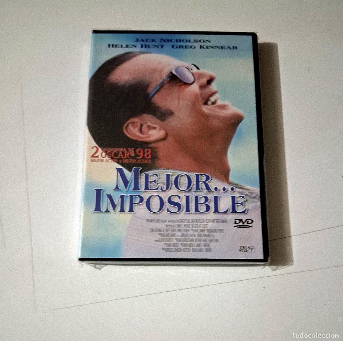 Cine: DVD &rdquo;MEJOR ... IMPOSIBLE&rdquo; COMO NUEVO JAMES L BROOKS JACK NICHOLSON HELEN HUNT