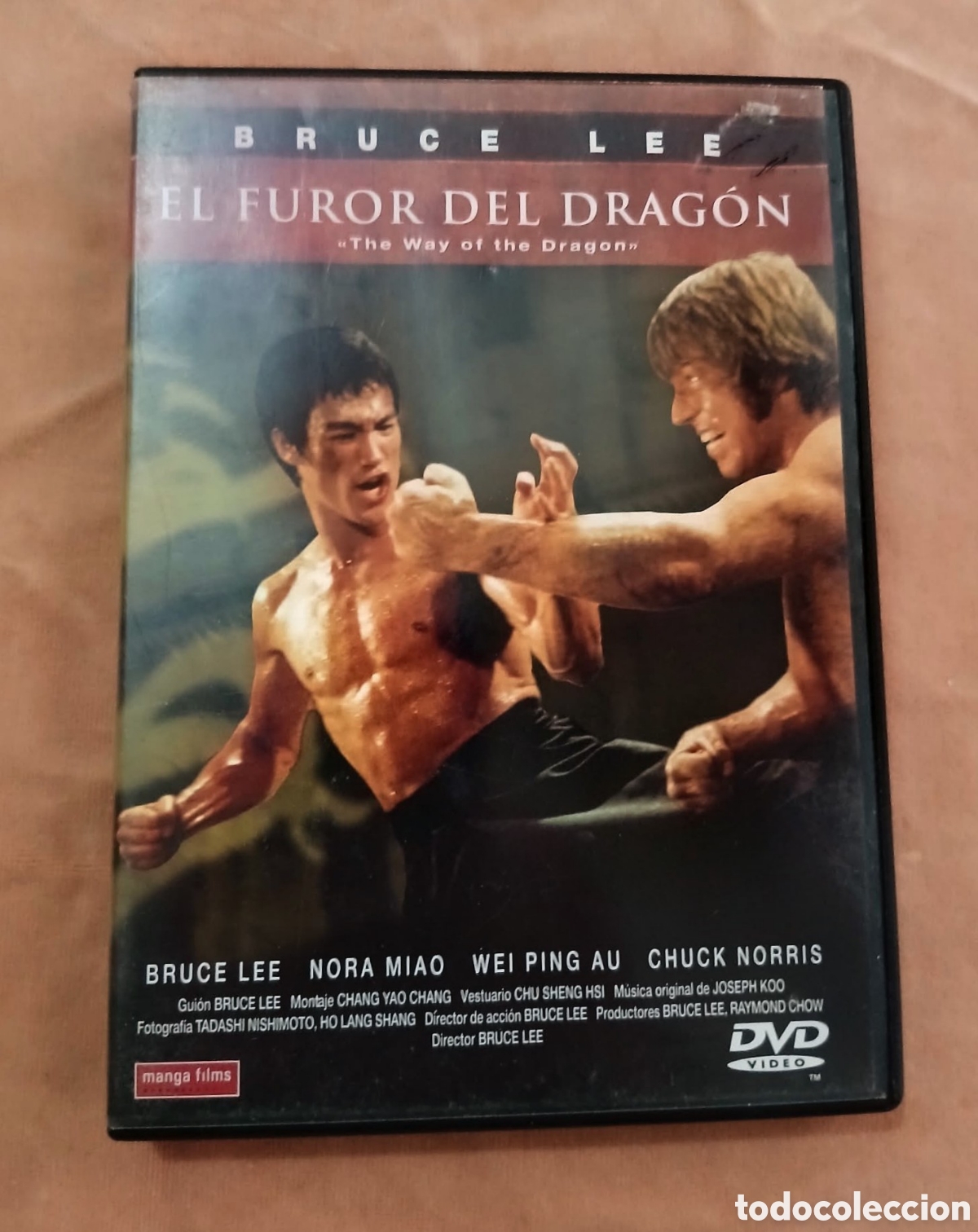 Cine: DVD - EL FUROR DEL DRAG&Oacute;N - Bruce Lee - Artes Marciales