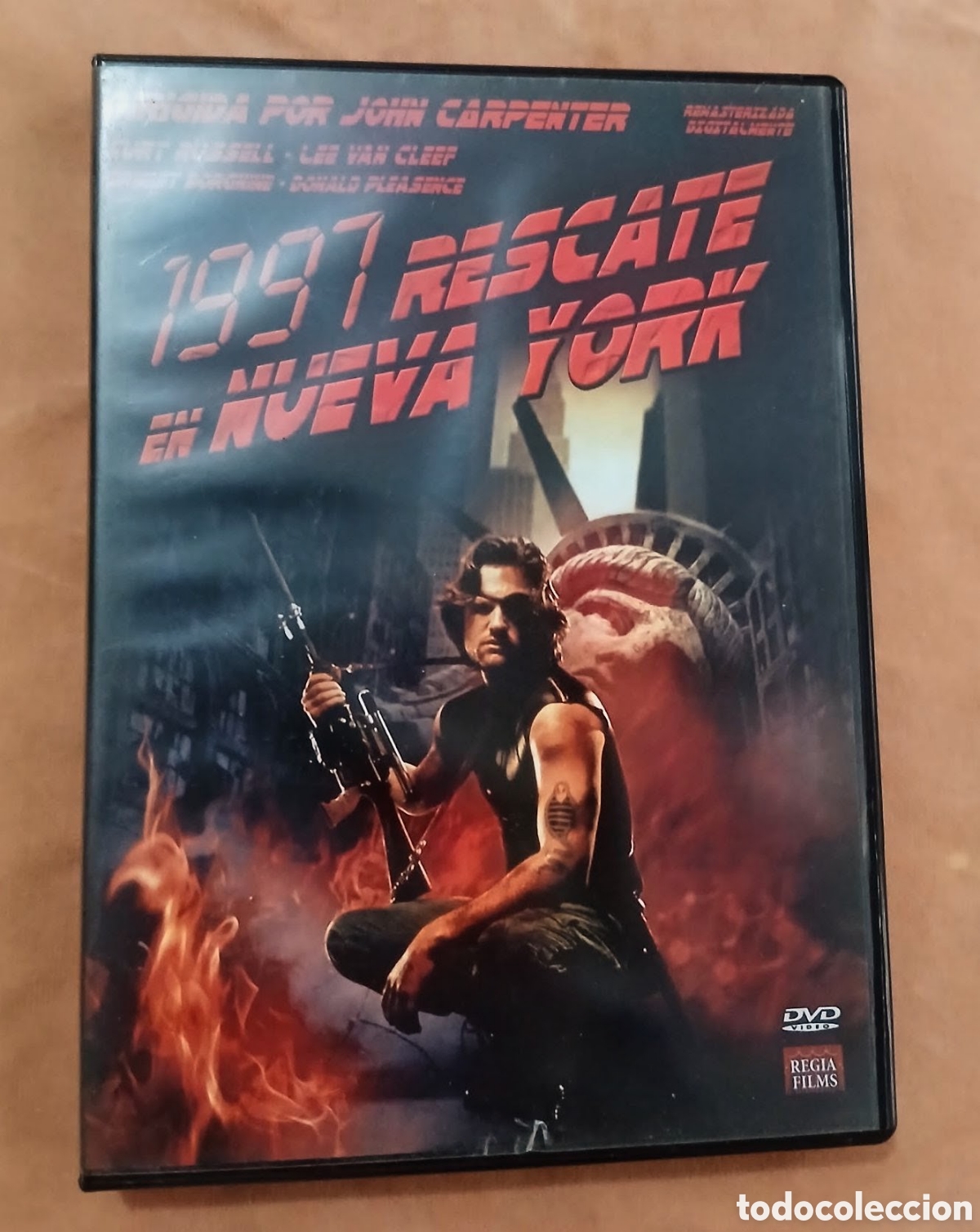 Cine: DVD - 1997 RESCATE EN NUEVA YORK - JOHN CARPENTER - LEE VAN CLEEF - ACCI&Oacute;N