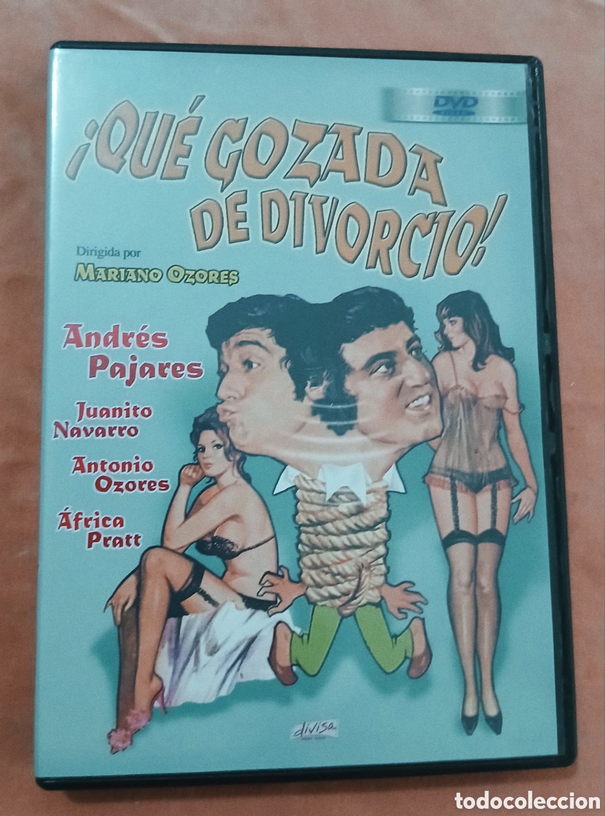 Cine: DVD - QU&Eacute; GOZADA DE DIVORCIO - Andr&eacute;s Pajares, Juanito Navarro, Antonio Ozores