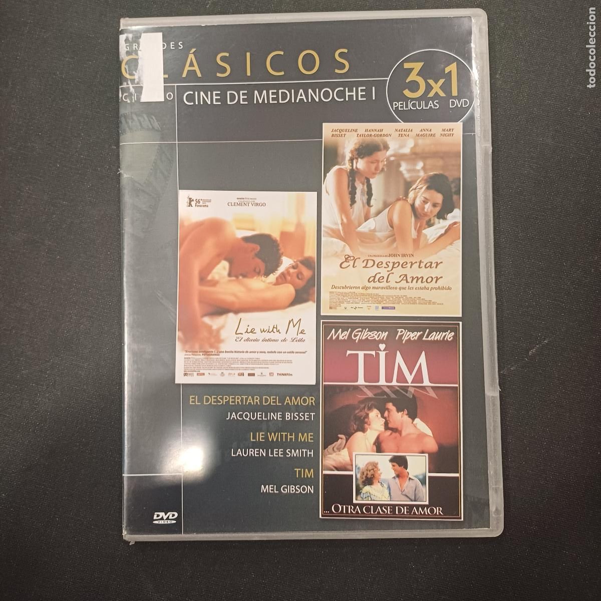 Cine: TIM-EL DESPERTAR DEL AMOR-DIARIO INTIMO DE LEILA/DVD 3 PELICULAS.
