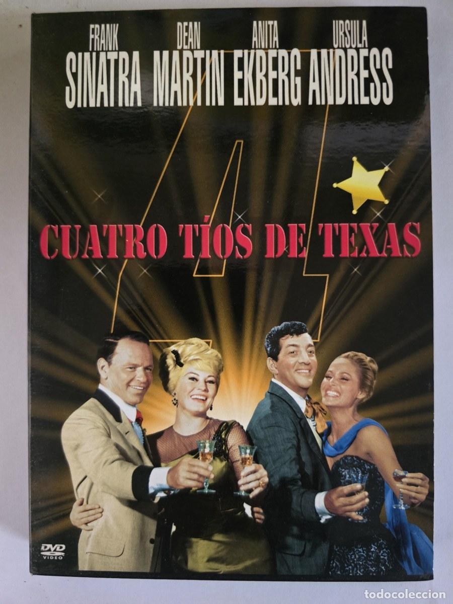 Cine: DVD Cuatro T&iacute;os de Texas.Frank Sinatra.Dean Martin.Anita Ekberg.Ursula Andress