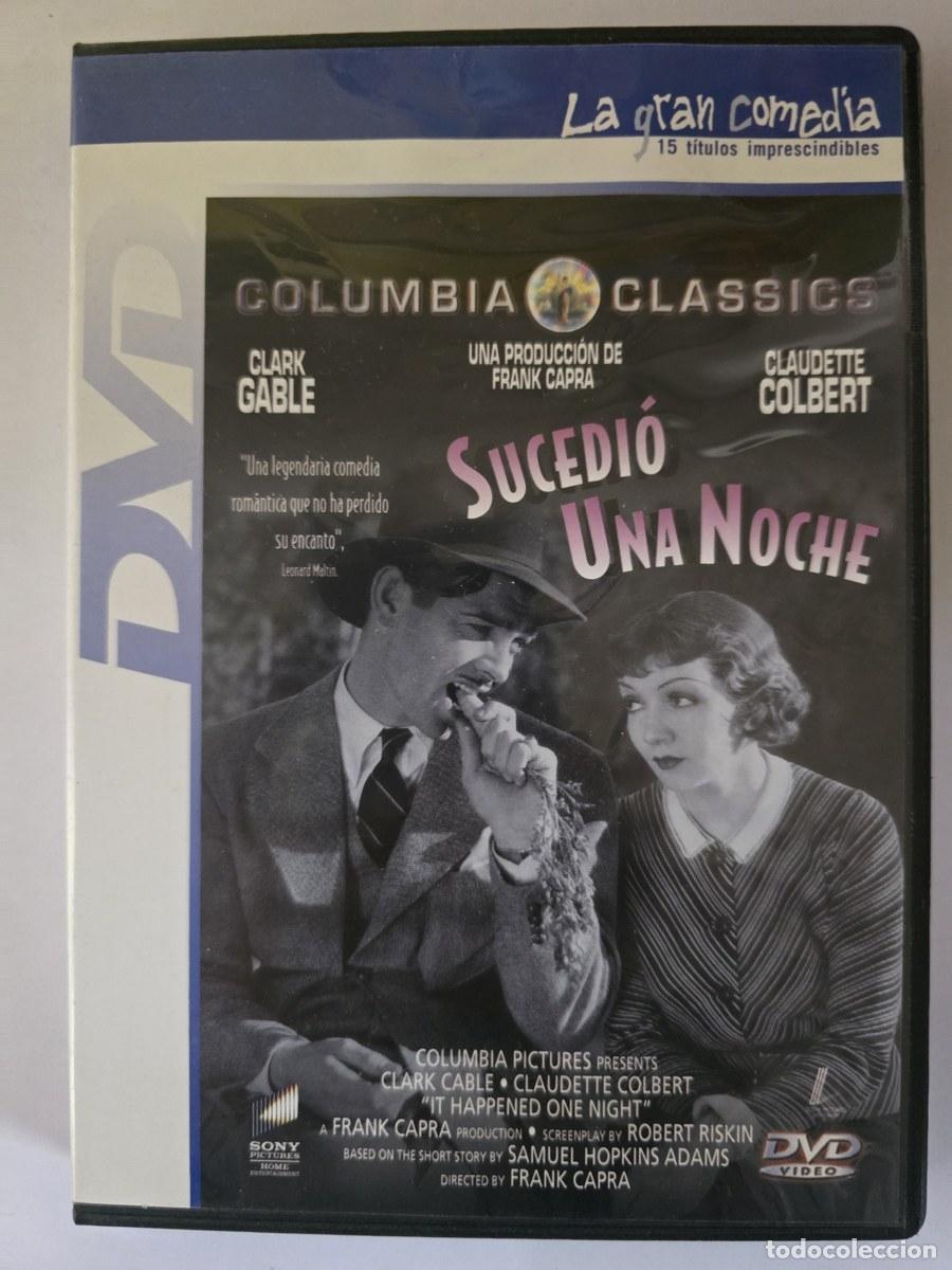 Cine: DVD Sucedi&oacute; una Noche.Clark Gable.Claudette Colbert