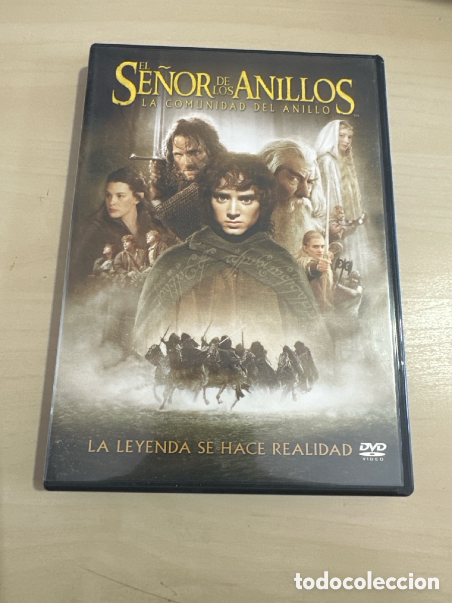 Cine: S339 el se&ntilde;or de los anillos la comunidad del anillo dvd segunda mano