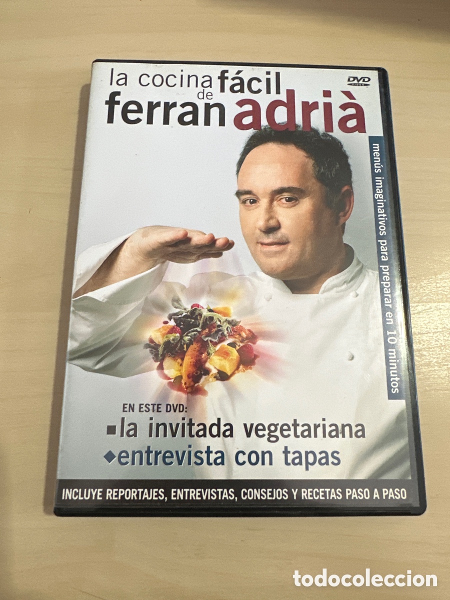 Cine: S339 la cocina f&aacute;cil de Ferran Adria la invitada vegetariana entrevista con tapas dvd segunda mano