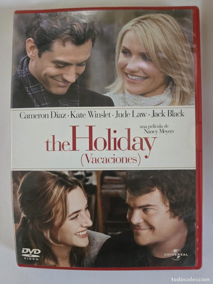 Cine: DVD The Holiday (Vacaciones).Cameron Diaz.Kate Winslet.Jude Law.Jack Black