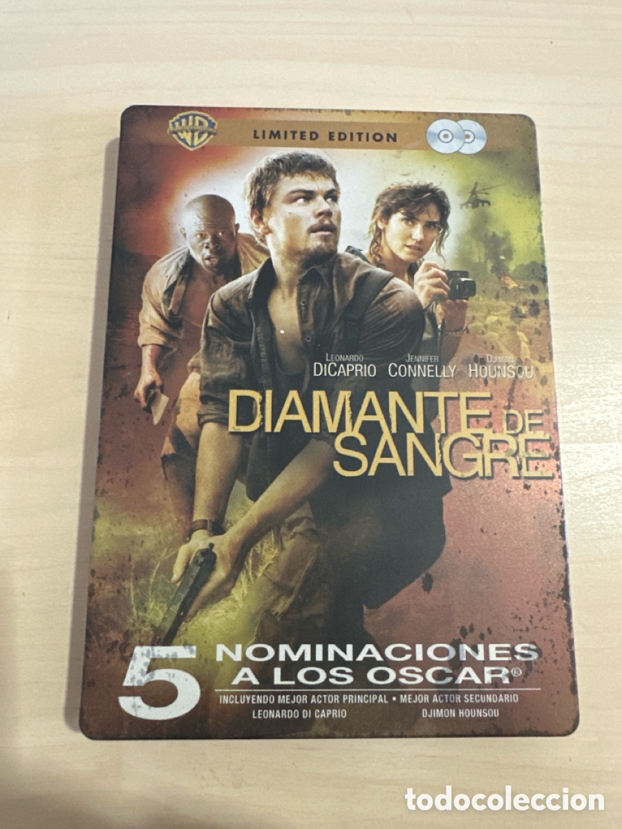 Cine: S205 diamante de sangre edici&oacute;n steelbook dvd segunda mano