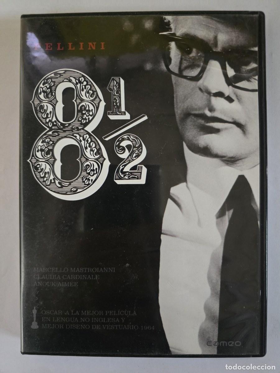 Cine: DVD 8 1/2.Marcello Mastroianni.Claudia Cardinale.Anouk Aim&eacute;e.Cameo