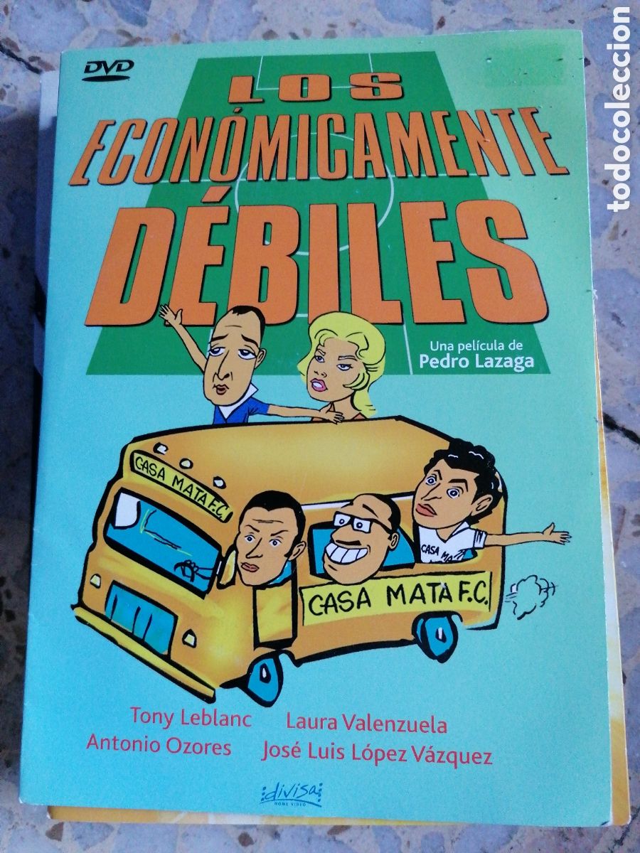 Cinema: DVD LOS ECONOMICAMENTE DEBILES TONY LEBLANC OZORES SOBRE DE CARTON