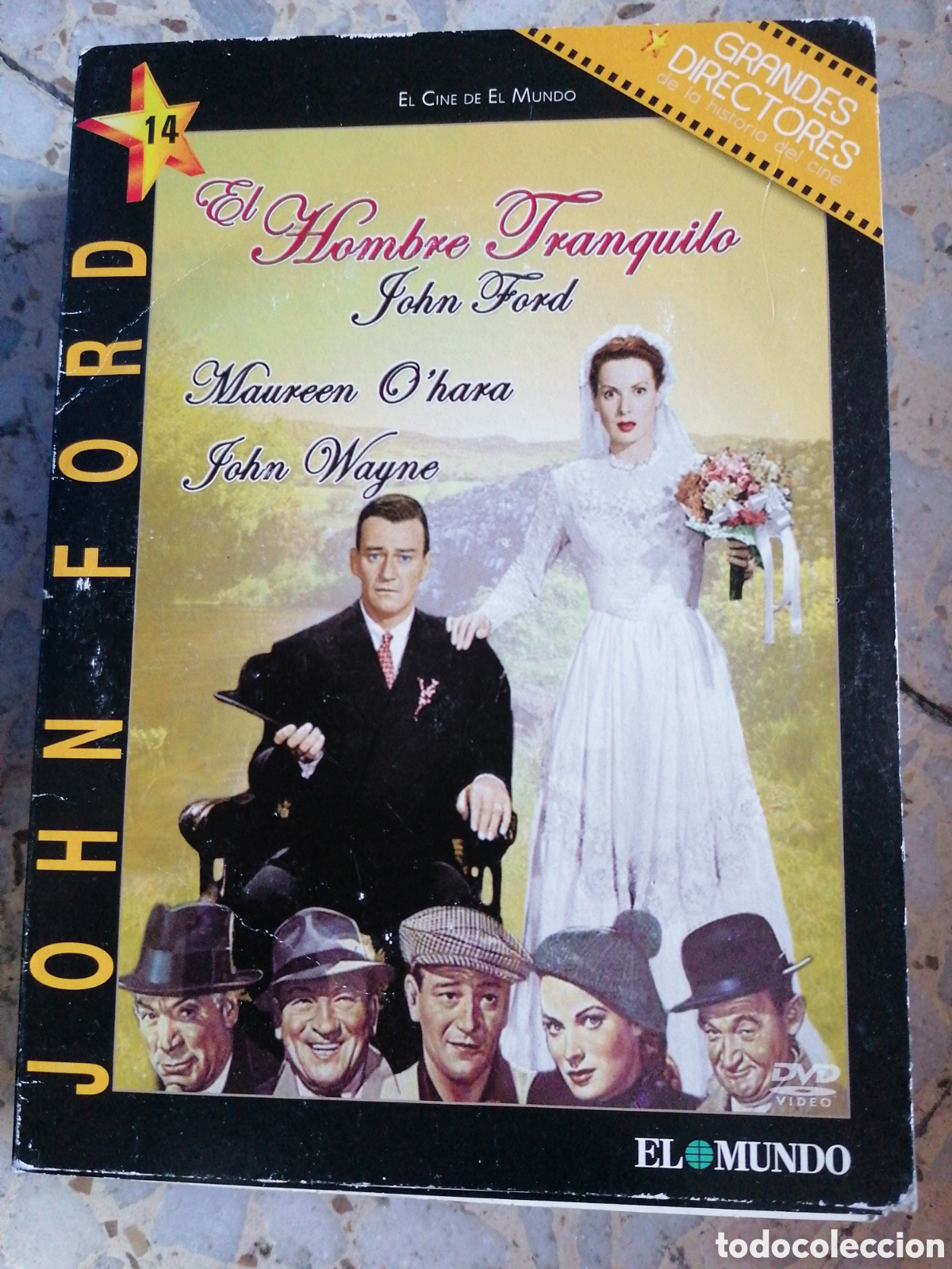 Cin&eacute;ma: DVD EL HOMBRE TRANQUILO JOHN WAYNE SOBRE DE CARTON