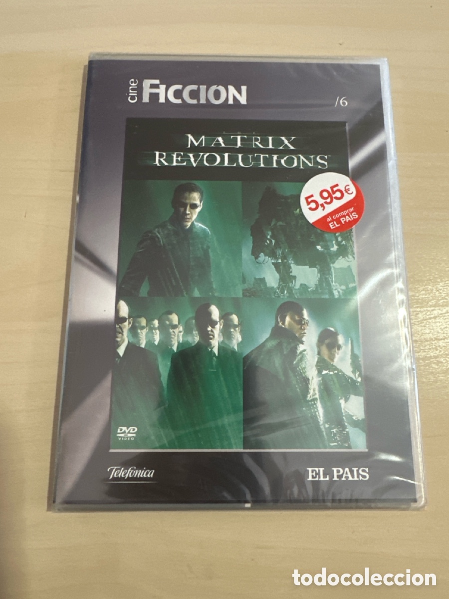 Cine: DVS38 matrix revolutions dvd nuevo tapa fina