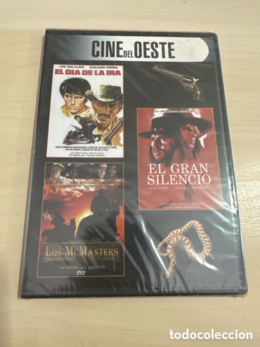 Cine: DVS38 pack el d&iacute;a de la ira - el gran silencio - los mc m&aacute;sters dvd nuevo tapa fina