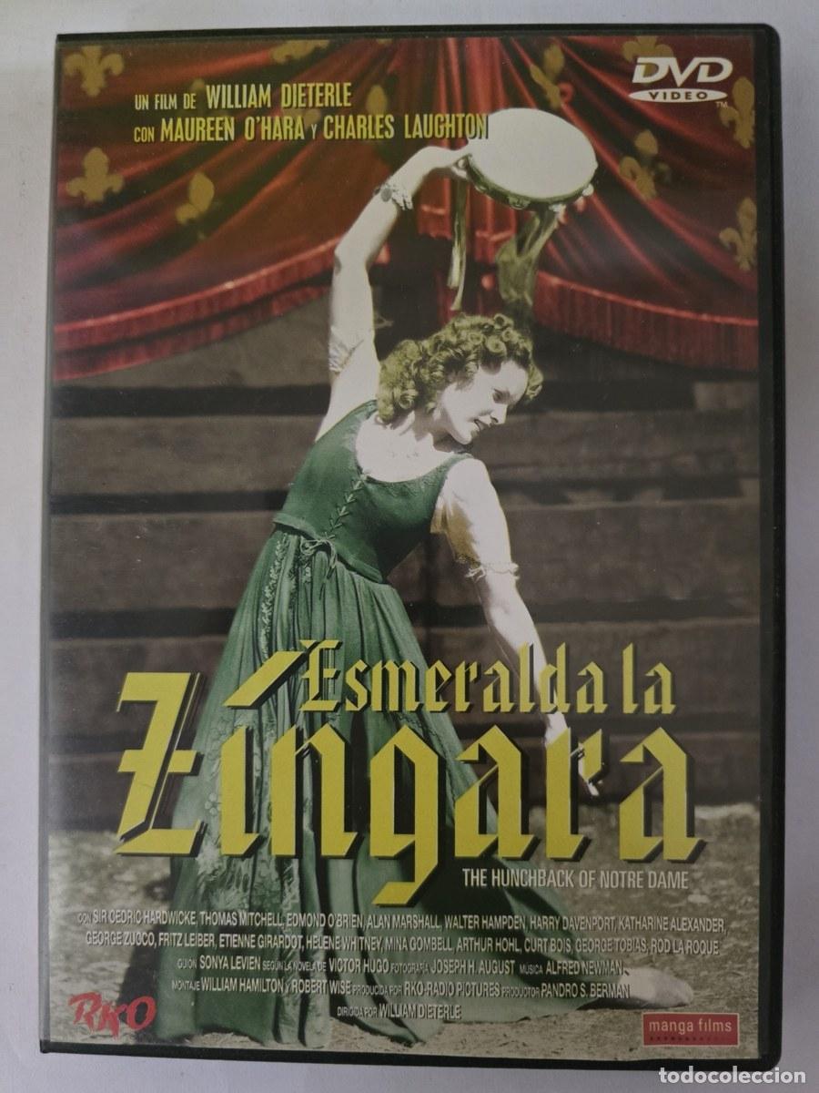 Cine: DVD Esmeralda la Z&iacute;ngara.Maureen O'Hara.Charles Laughton.Manga Films