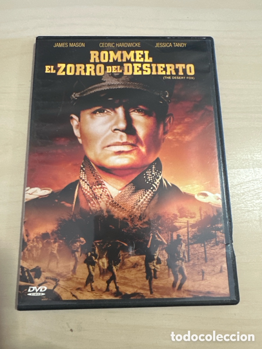 Cine: DVS38 rommel el zorro del desierto dvd segunda mano tapa fina
