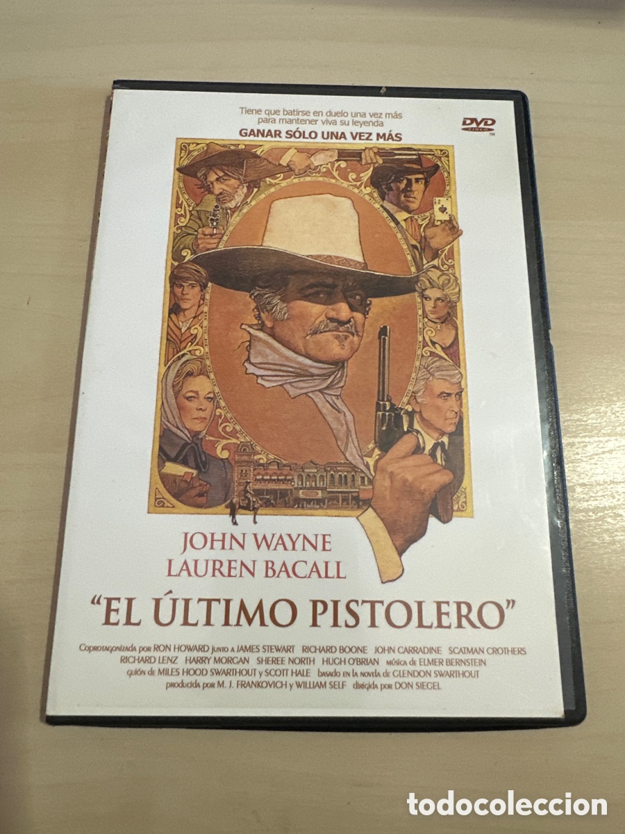 Cine: DVS38 el &uacute;ltimo pistolero dvd segunda mano tapa fina