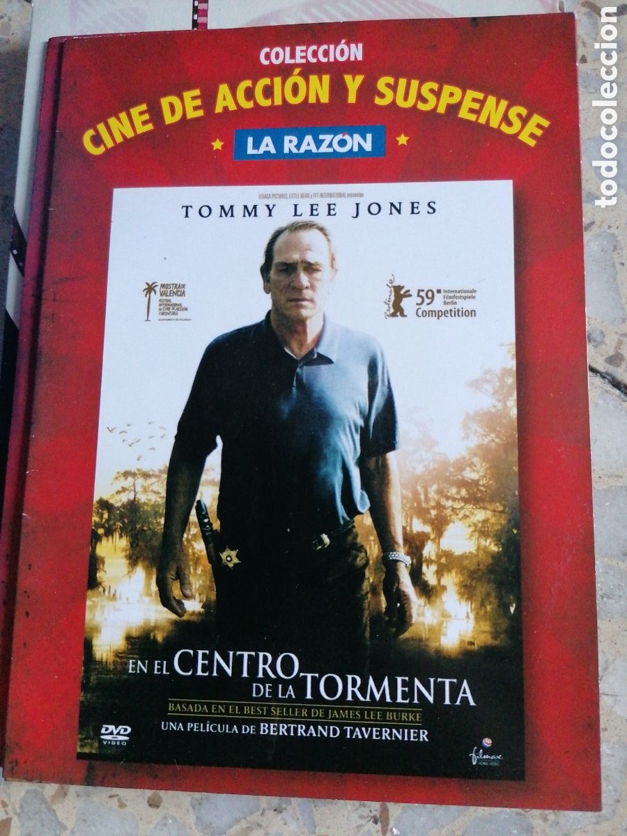 Cin&eacute;ma: DVD EN EL CENTRO DE LA TORMENTA TOMMY LEE JONES SOBRE DE CARTON LA RAZON