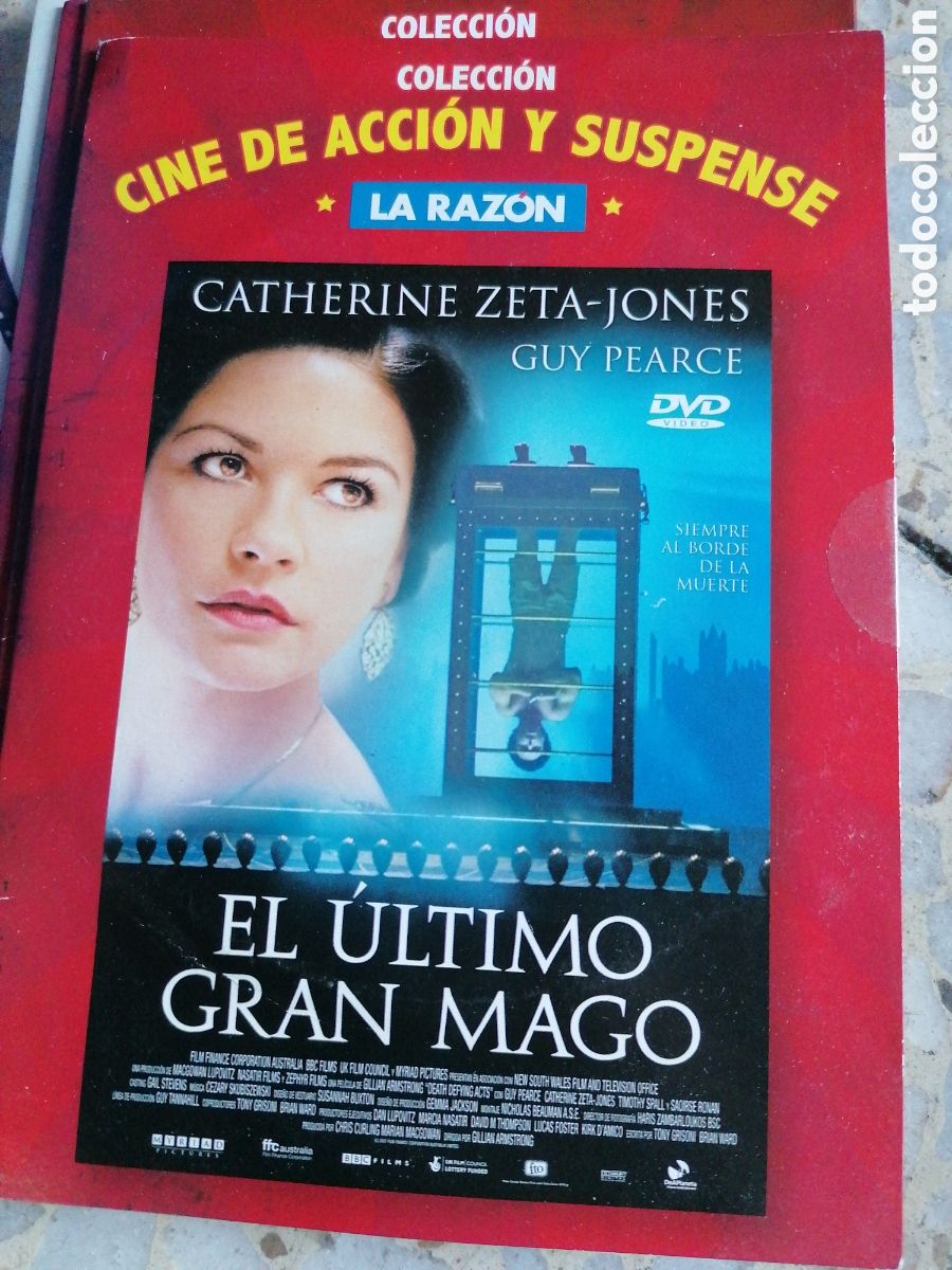 Cin&eacute;ma: DVD EL ULTIMO GRAN MAGO CATHERINE ZETA JONES NUEVO SOBRE DE CARTON LA RAZON