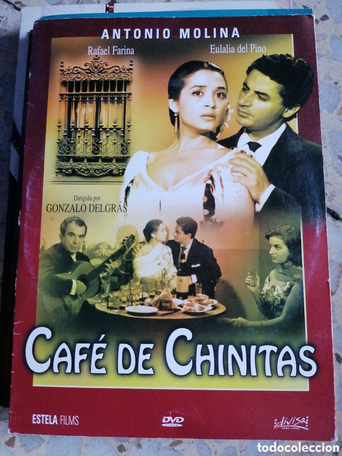 Cin&eacute;ma: DVD CAFE CHINITAS ANTONIO MOLINA SOBRE DE CARTON