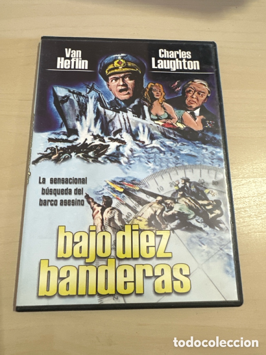 Cine: DVS38 bajo diez banderas dvd segunda mano tapa fina