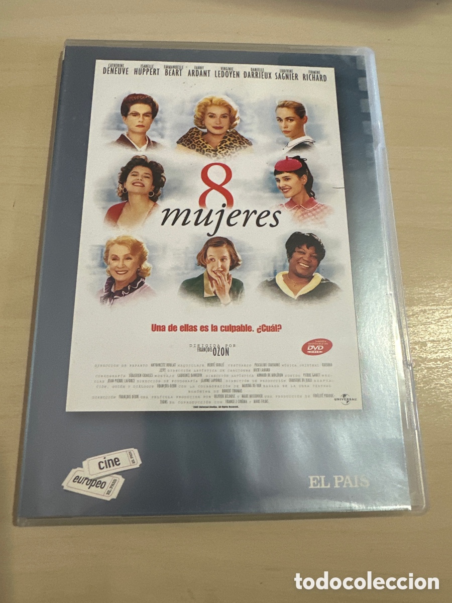 Cine: DVS38 8 mujeres dvd segunda mano tapa fina