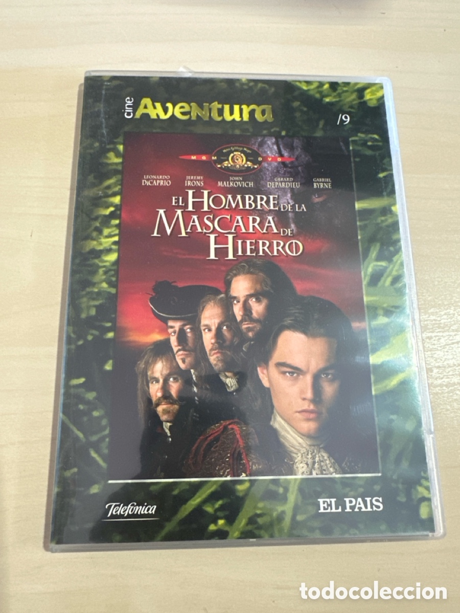 Cine: DVS38 el hombre de la m&aacute;scara de hierro dvd Segunda mano tapa fina