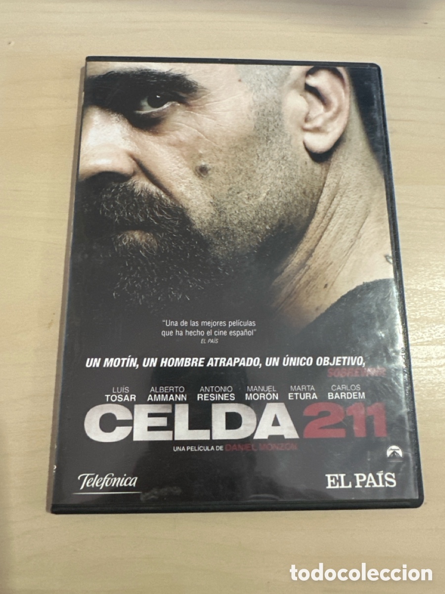 Cine: DVS38 la celda 211 dvd segunda mano tapa fina