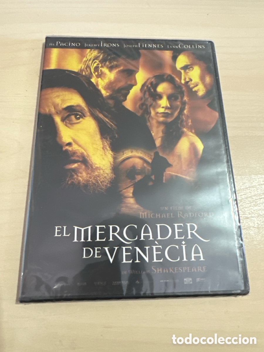 Cine: DVS39 el mercader de Venecia dvd nuevo tapa fina