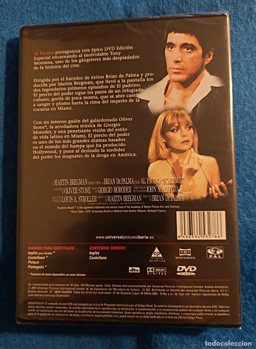 Cine: DVD EL PRECIO DEL PODER (precintada y descatalogada con AL PACINO) - Foto 2