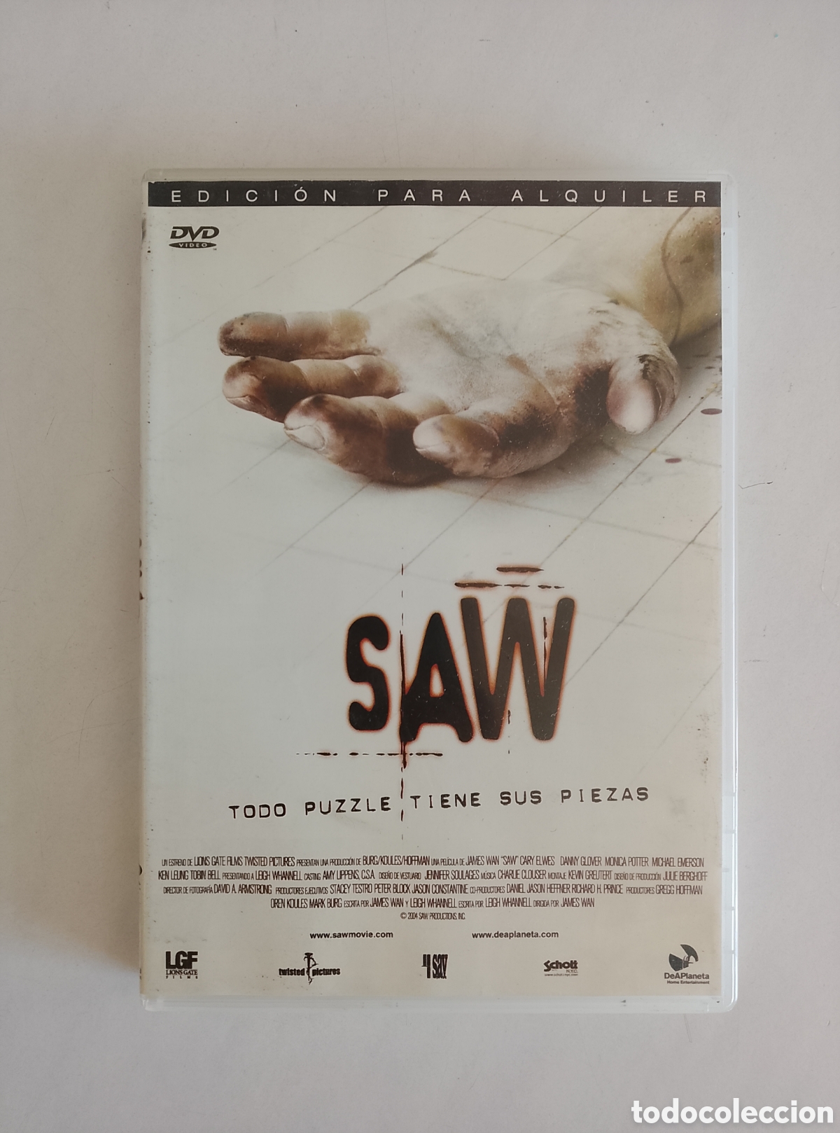 Cine: PELICULA DVD SAW (edici&oacute;n videoclub)