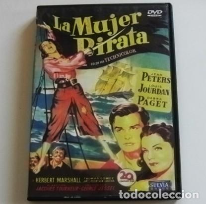 Cine: LA MUJER PIRATA DVD PEL&Iacute;CULA AVENTURA JEAN PETERS LOUIS JOURDAN DEBRA PAGET JACQUES TOURNEUR BARCO