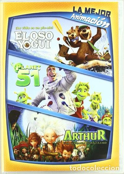 Cine: El oso Yogui + Planet 51 + Arthur y la venganza de Maltazard- 5051893072730